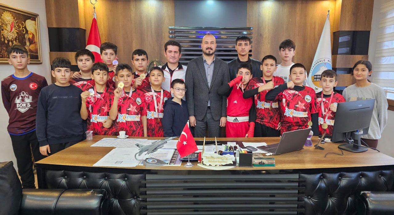 Şampiyon Takımdan Başkana Ziyaret