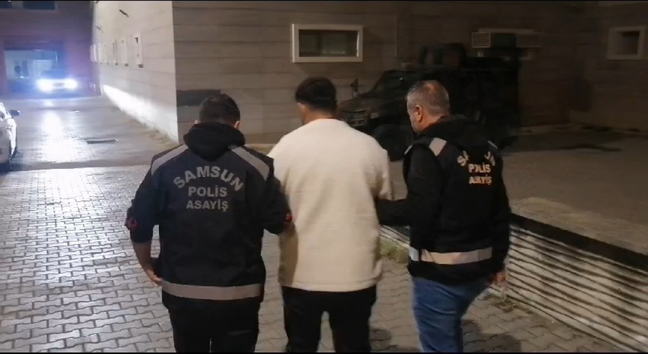 Samsunda 13 yıl 15 gün hapis cezası bulunan şahıs yakalandı