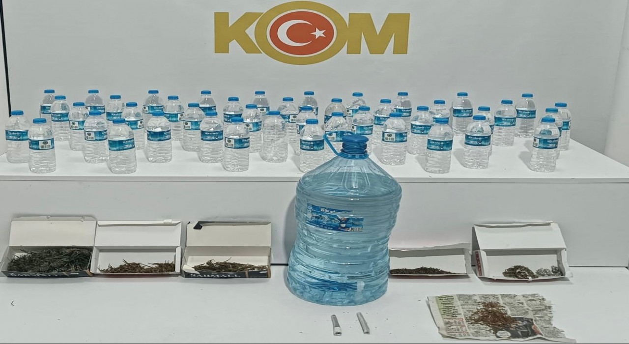 Samsunda kaçak içki ve uyuşturucu operasyonu