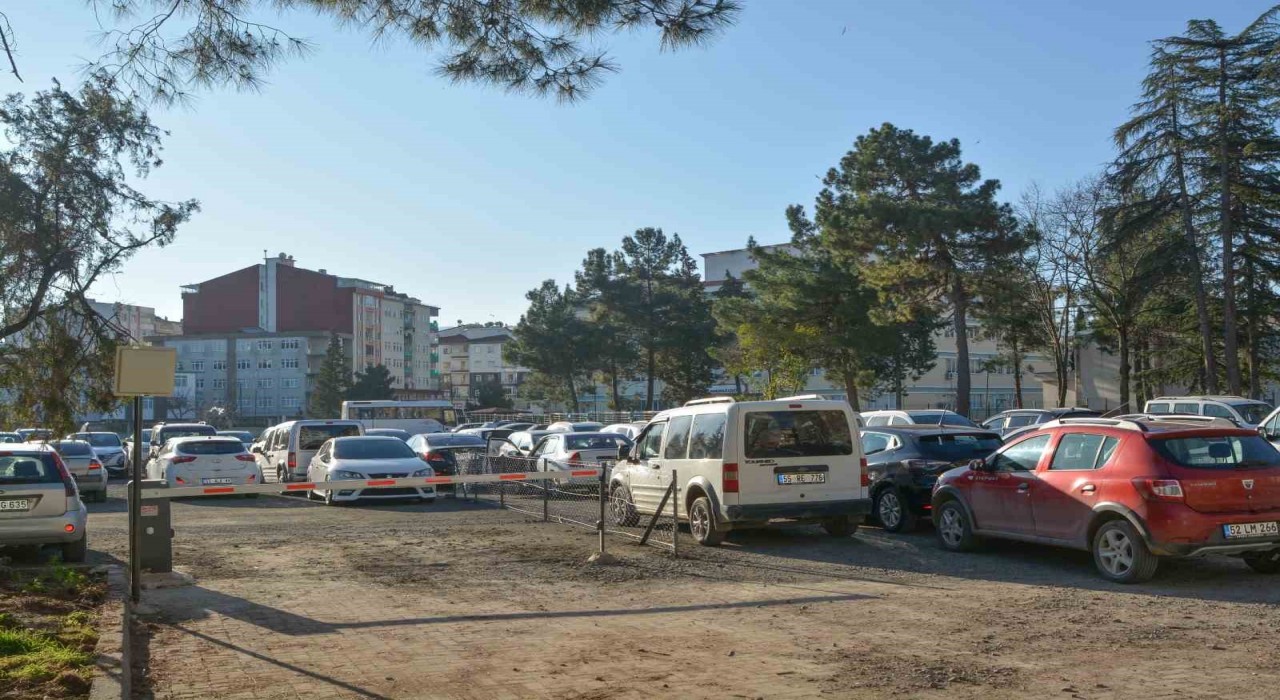 Samsundaki kamu hastanesine 200 araçlık yeni otopark