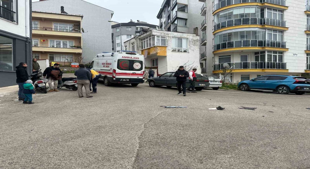 Sinopta trafik kazası: 1 yaralı
