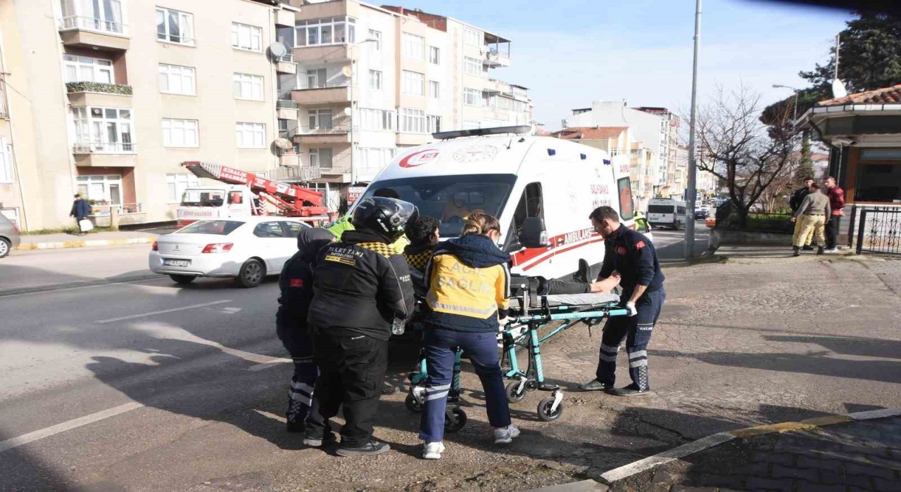 Sinopta trafik kazası: 1 yaralı
