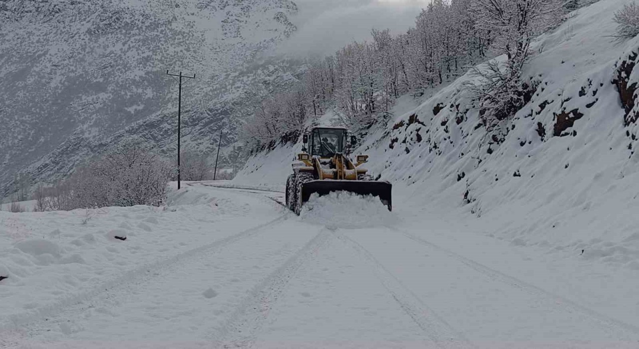 Şırnakta kapalı 9 köy yolu ulaşıma açıldı