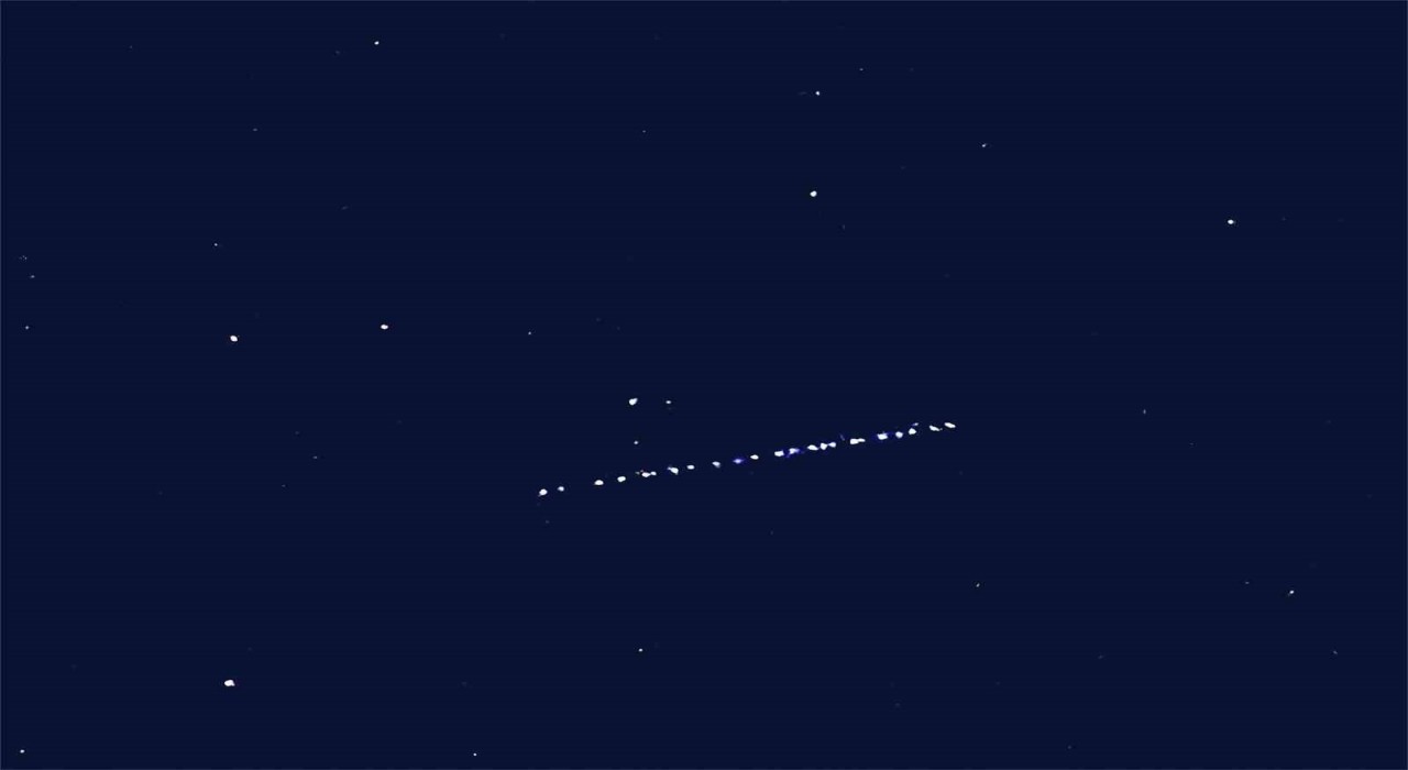 Starlink uyduları Bitlis semalarında görüldü