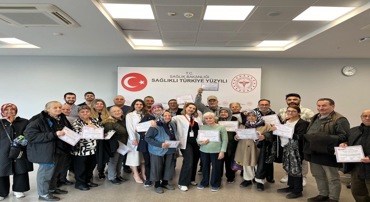 Tekirdağda Diyabet Okulu 2025 yılının ilk mezunlarını verdi