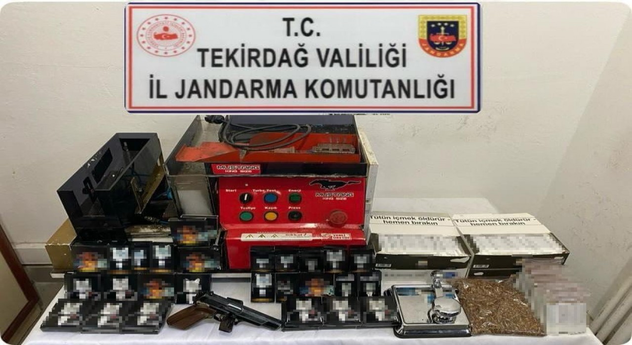Tekirdağda kaçakçılık ve ruhsatsız silah operasyonlarında 4 kişi yakalandı