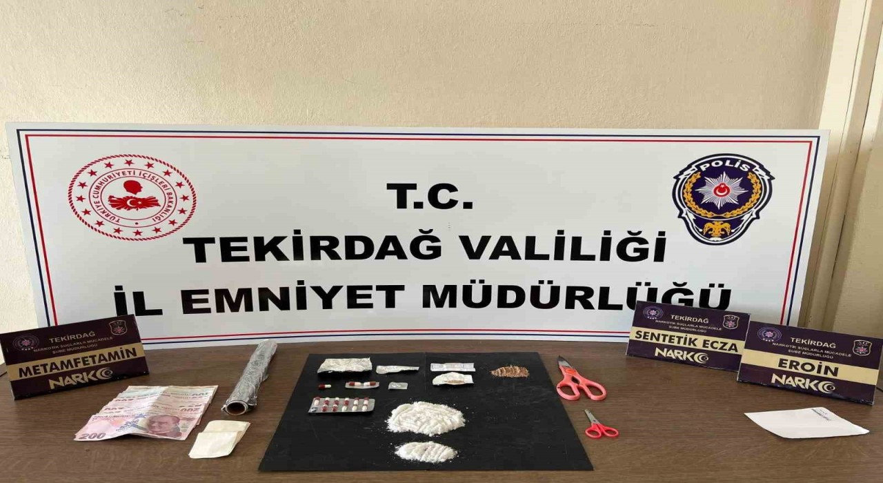 Tekirdağda uyuşturucu operasyonlarında 9 kişi tutuklandı