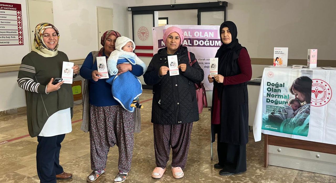 Toprakkale’de Köylü Kadınlara Normal Doğum Eğitimi Verildi