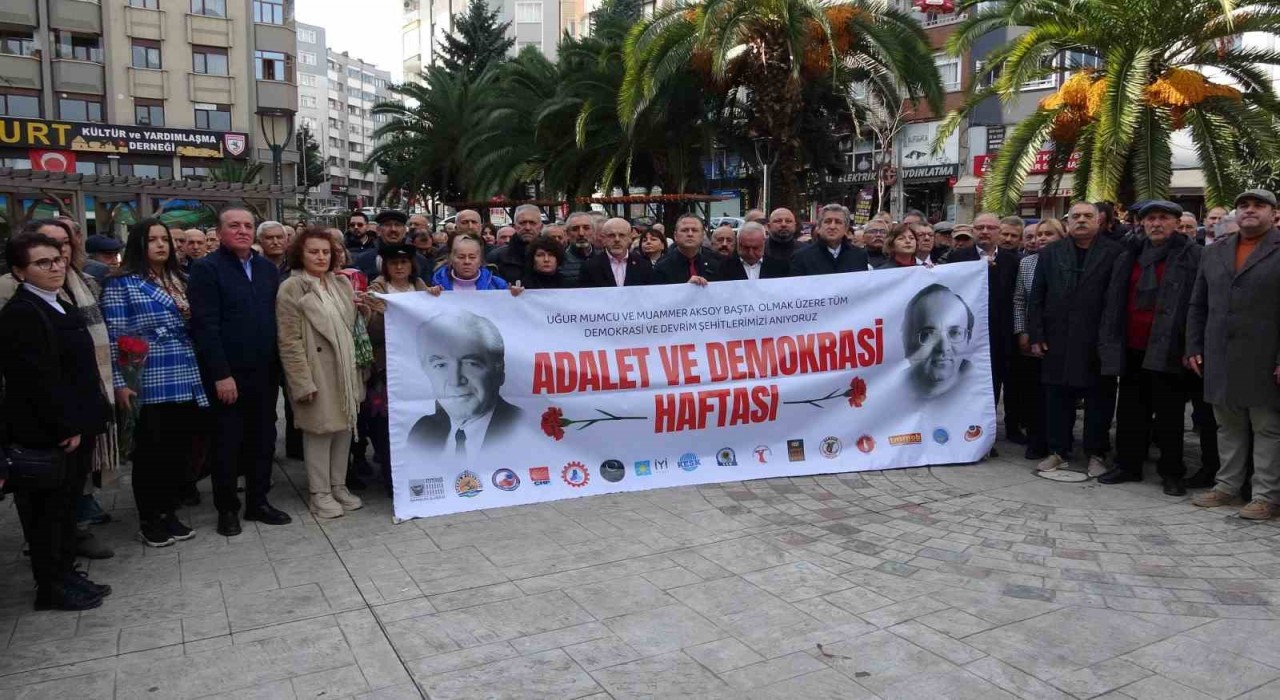 Uğur Mumcu Samsunda anıldı