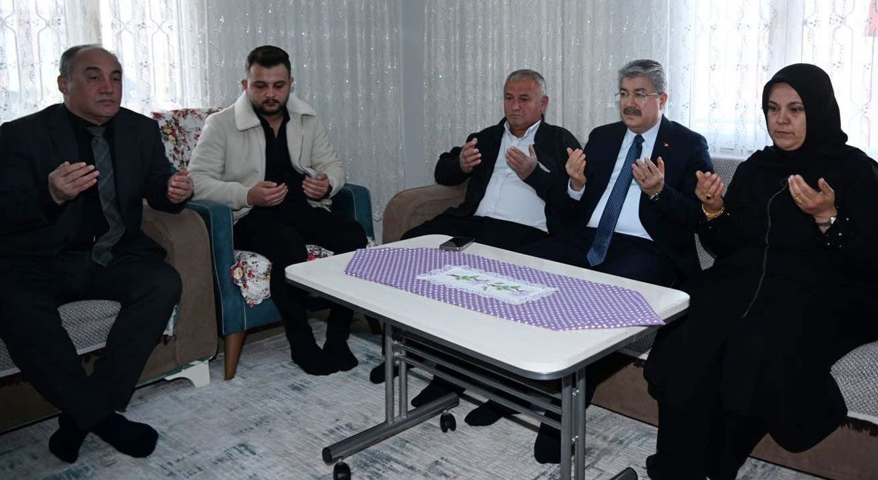 Vali Yılmaz’dan Şehit Ailelerine Ziyaret