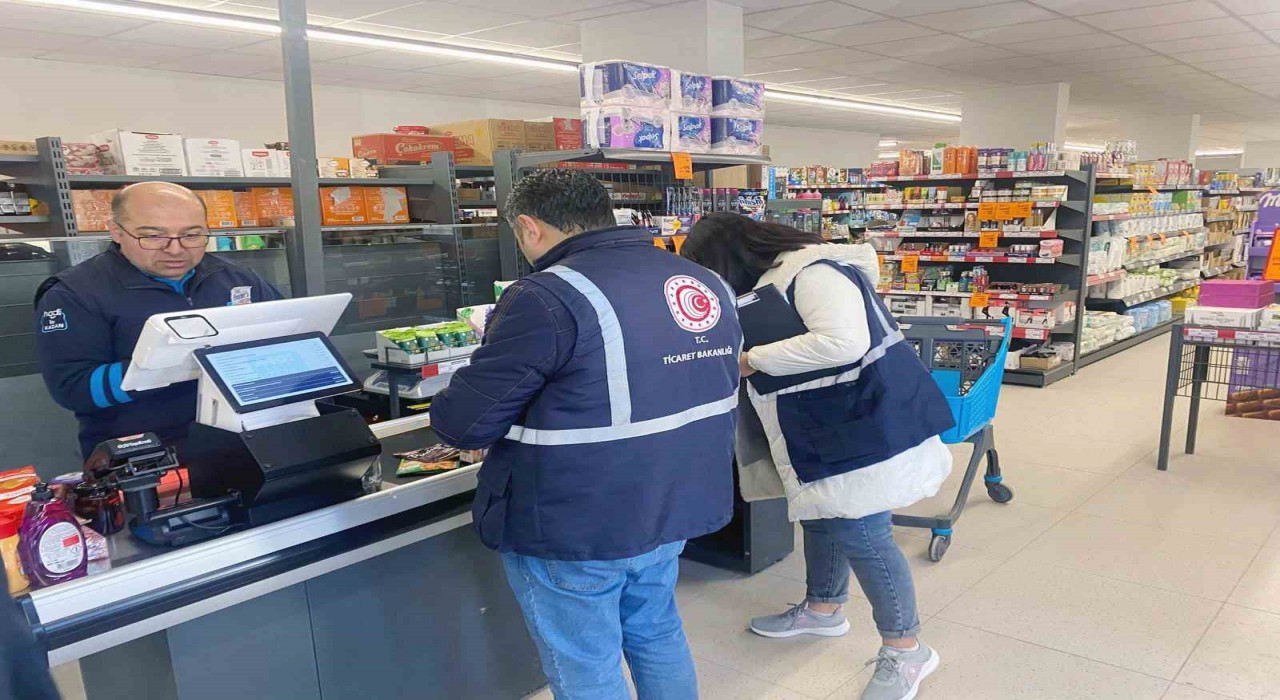 Yozgatta Marketlerde fahiş fiyat denetimi 55 işletmede toplam 1.962 ürün denetlendi