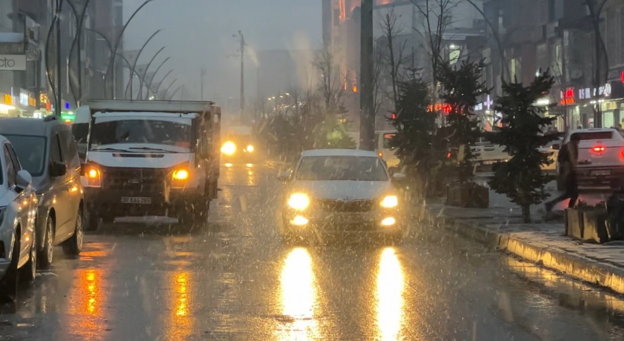 Yüksekovada kar yağışı