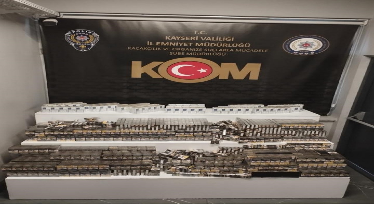 2 bin 200 paket kaçak sigara ele geçirildi