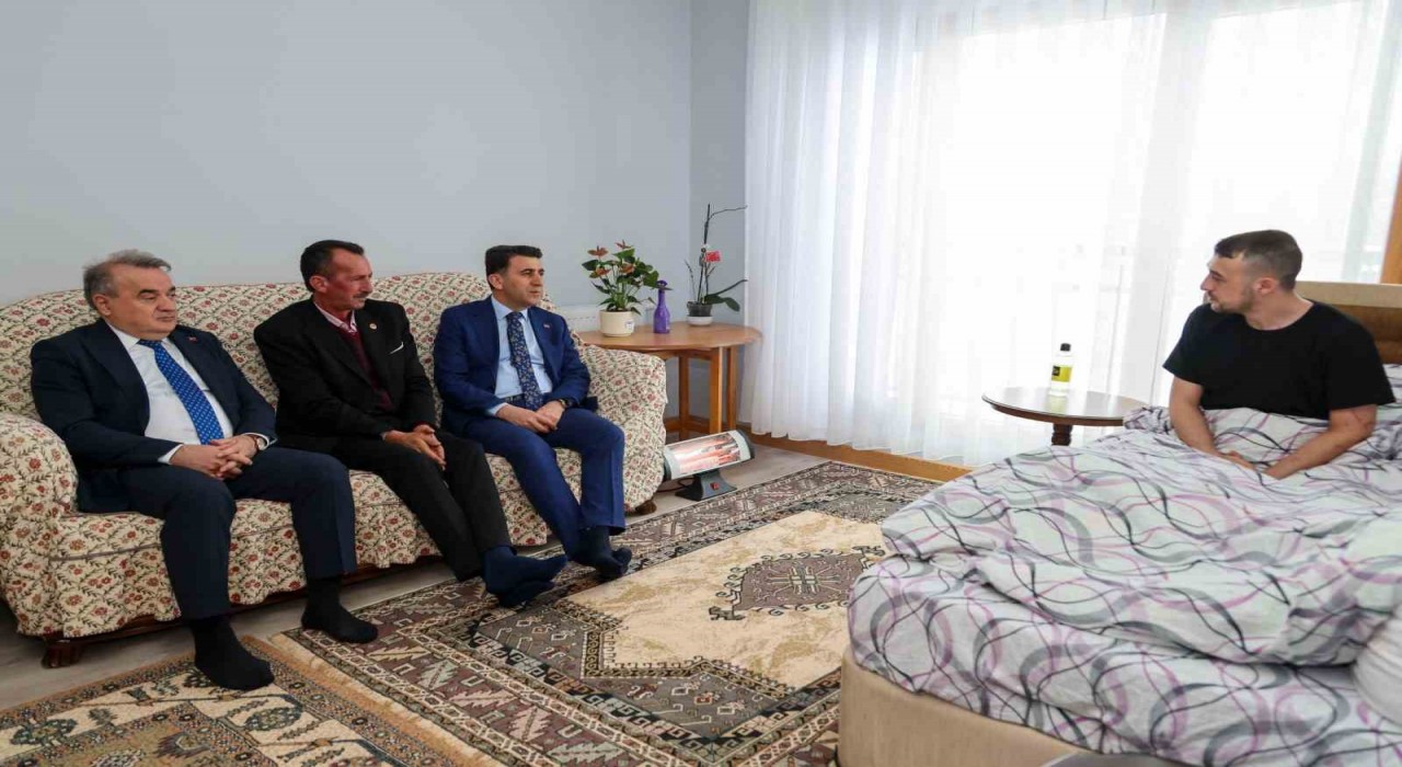 2024 yılında gazi olan Aydına anlamlı ziyaret