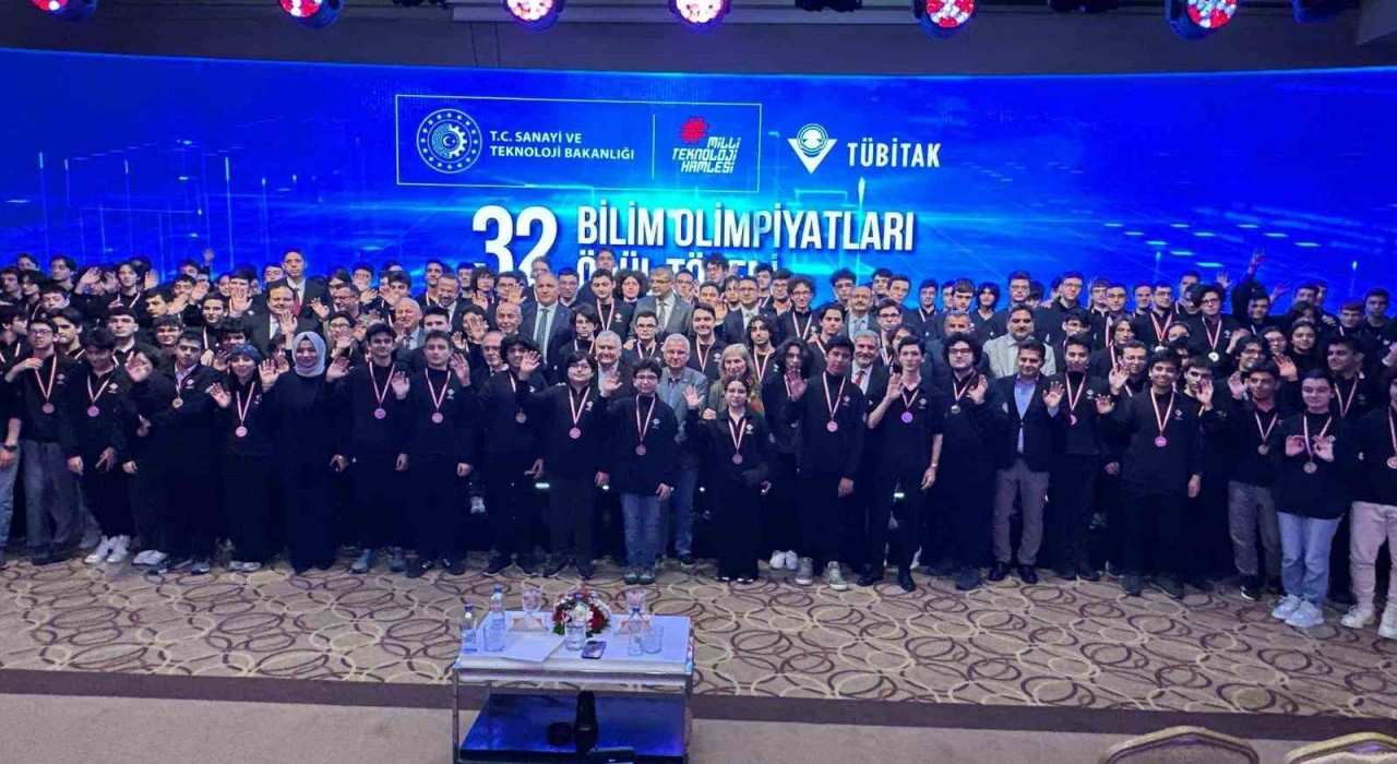 32. Bilim Olimpiyatları Ödül Töreni, ANFAŞta düzenlendi