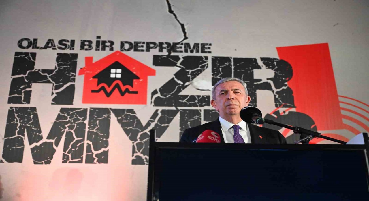 ABB Başkanı Yavaş: Deprem öldürmez, bina öldürür
