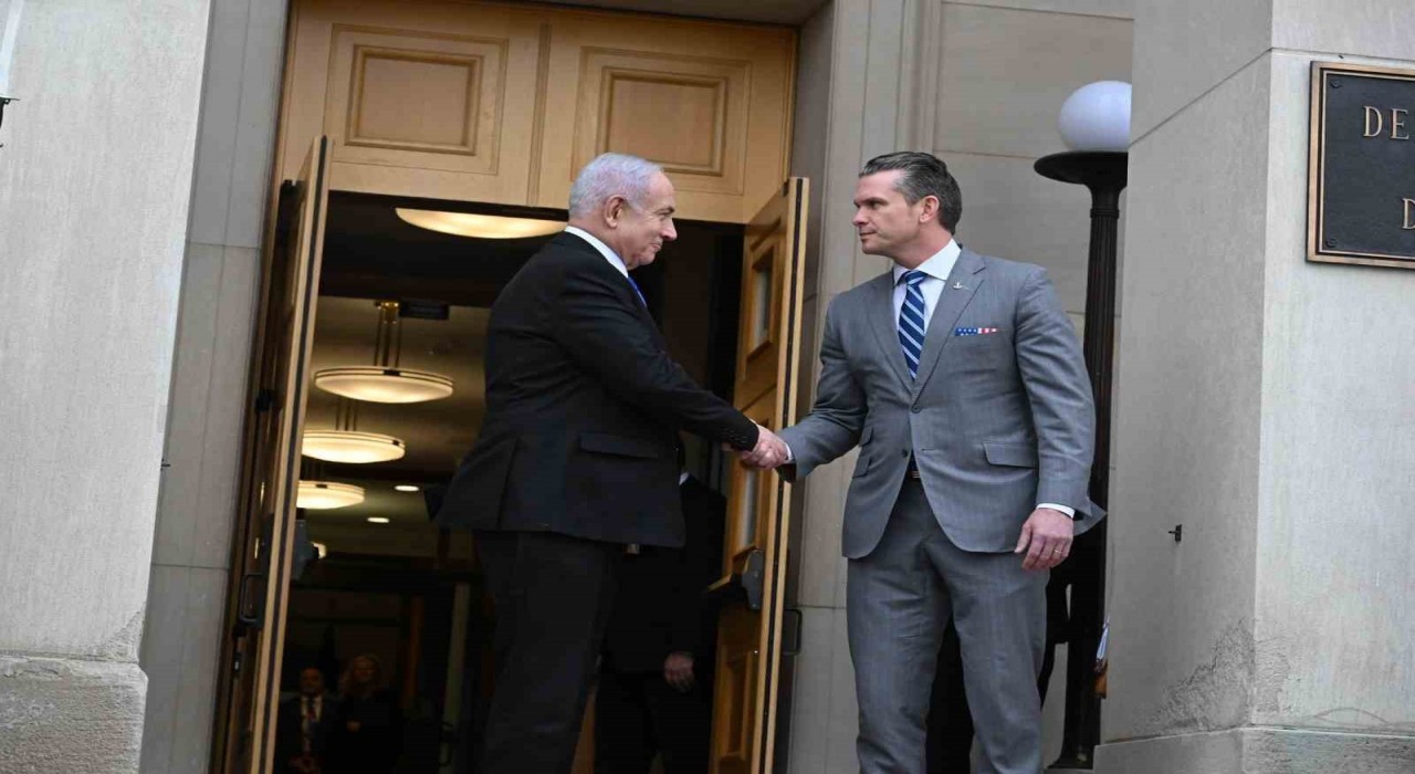 ABD Savunma Bakanı Hegseth, İsrail Başbakanı Netanyahuyu Pentagonda ağırladı