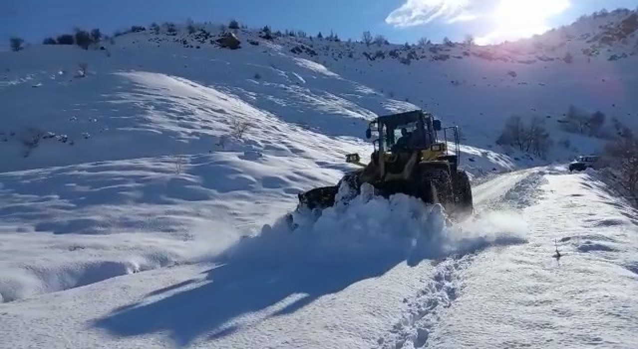 Adıyamanda kar yağışı etkili oluyor