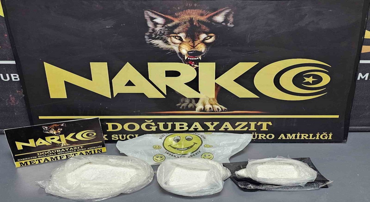 Ağrı'da tırda 1 kilo 728 gram metamfetamin ele geçirildi