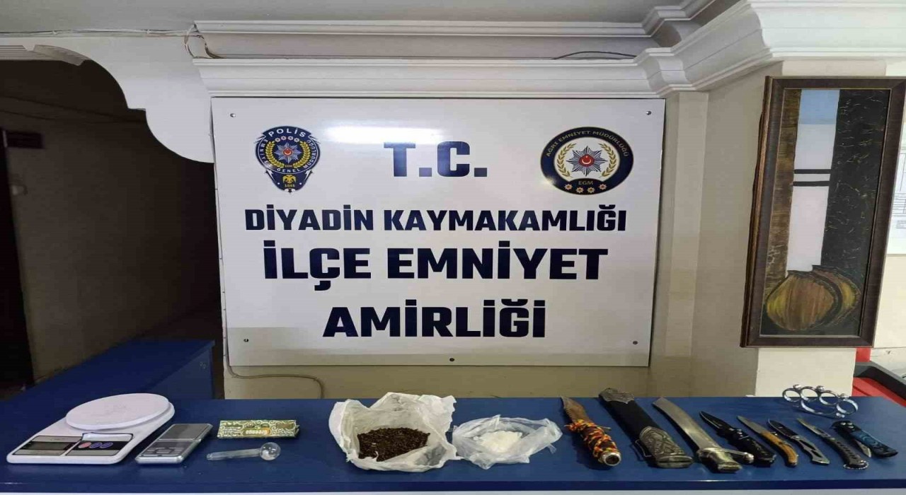 Ağrıda uyuşturucu operasyonunda 1 kişi tutuklandı
