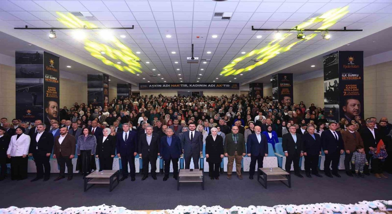 AK Parti 7nci Olağan İl Kadın Kolları Kongresi yapıldı