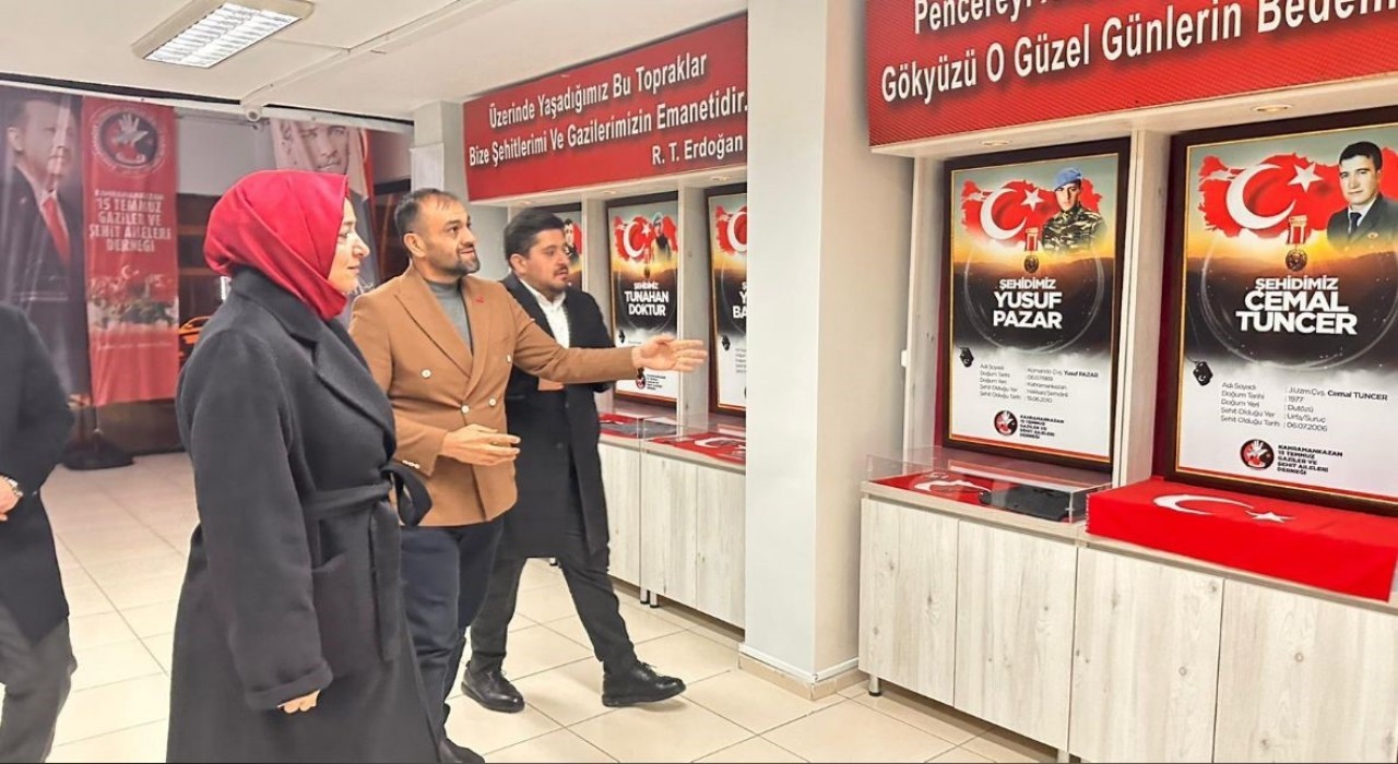 AK Parti Genel Başkan Yardımcısı Sayan Kayadan 15 Temmuz Gazisi Zorovanın ailesine taziye ziyareti