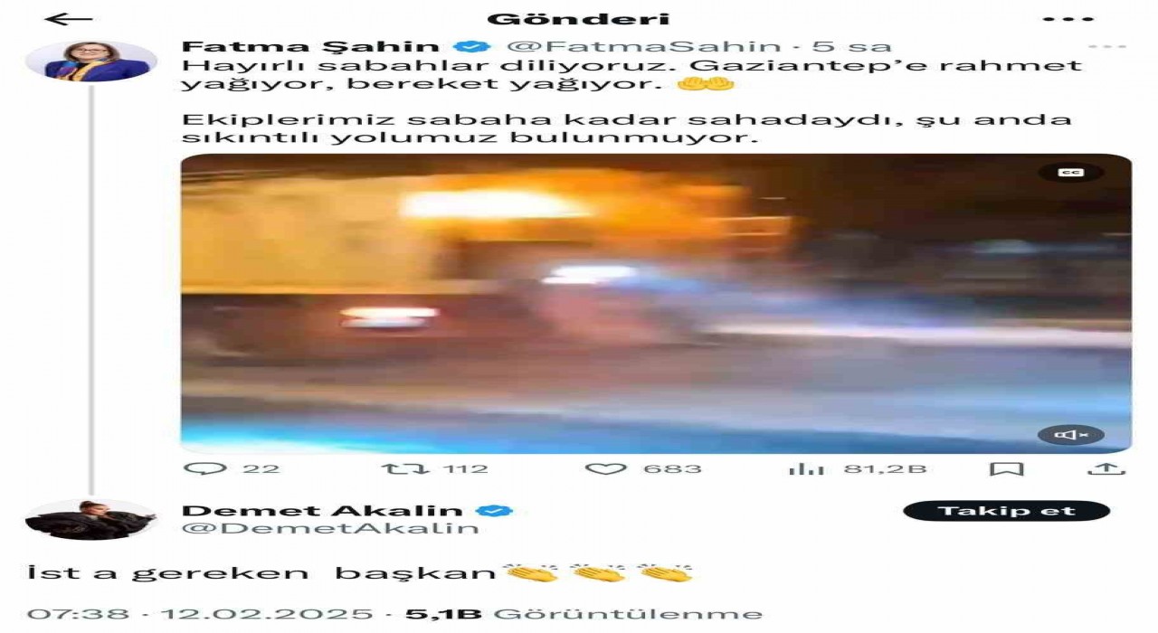 Akalından Fatma Şahine İstanbul yakıştırması