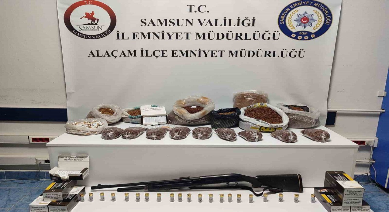 Alaçamda kaçak tütün mamülleri operasyonu