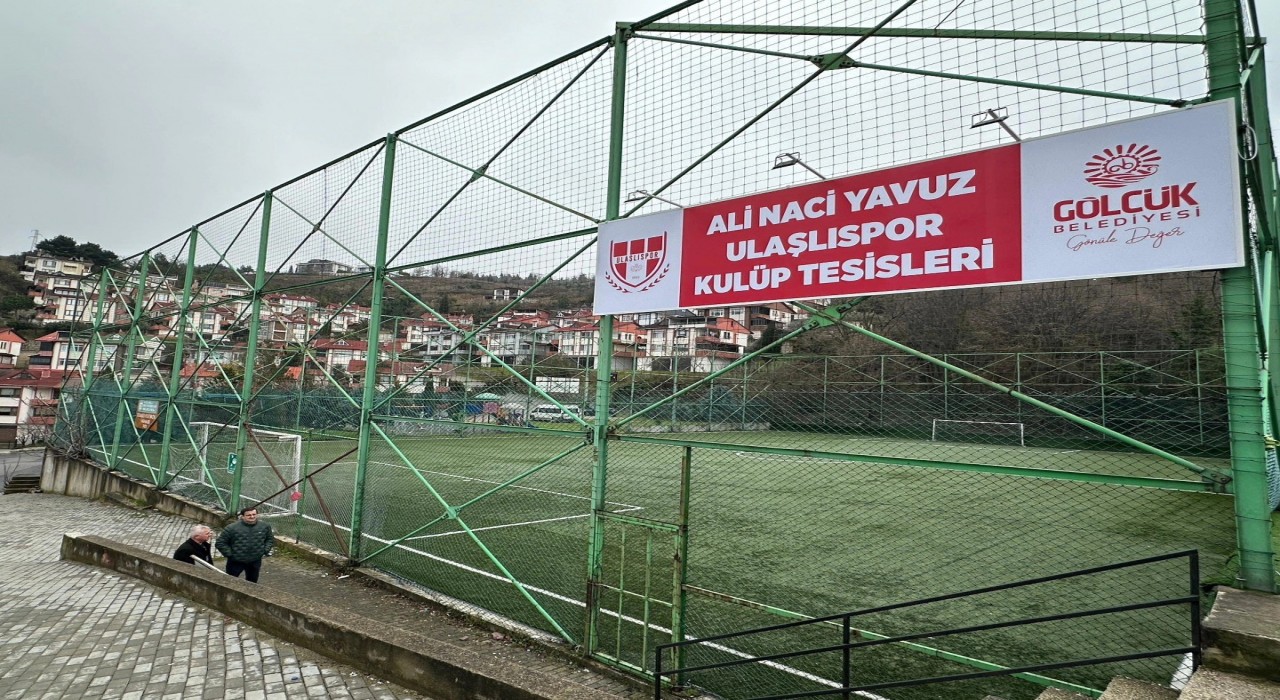 Ali Naci Yavuzun ismi Ulaşlıda futbol sahasına verildi