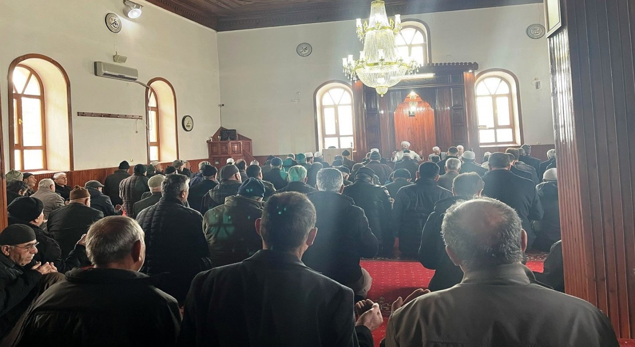 Altıntaşta şehit asker Mustafa Özkardeş için mevlit programı