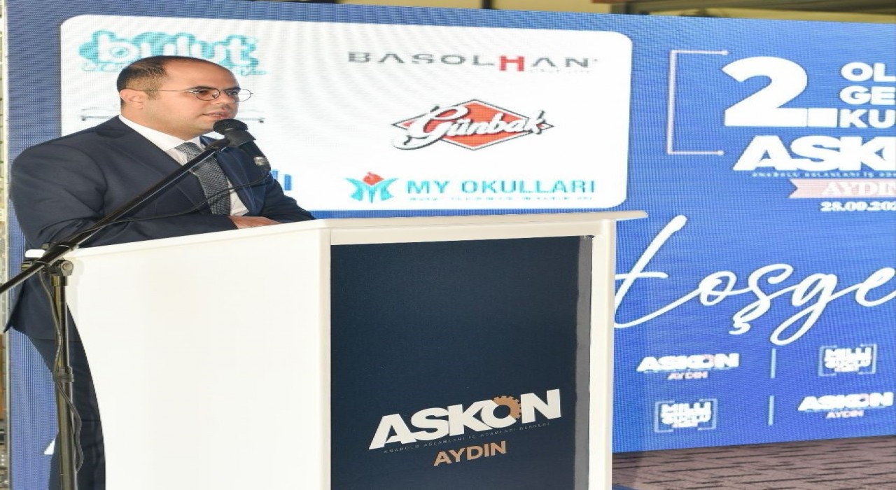 ASKON Aydın Şube Başkanı Gün;Ülkemizin ve Aydının ekonomik kalkınmasını her tülü girişimin destekçisi olacağız
