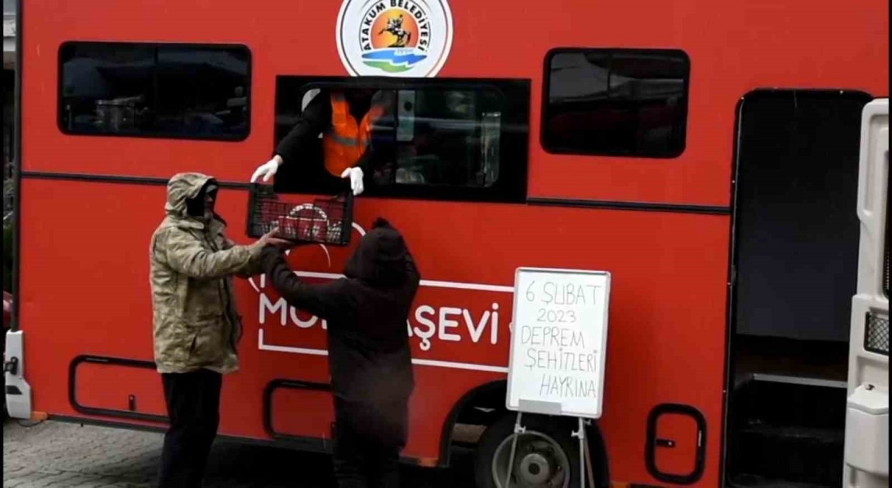 Atakum Mobil Aşevinden deprem şehitleri anısına faaliyet