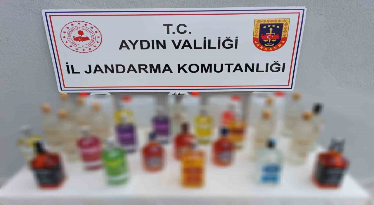 Aydında jandarma ekiplerinden kaçak içki operasyonu
