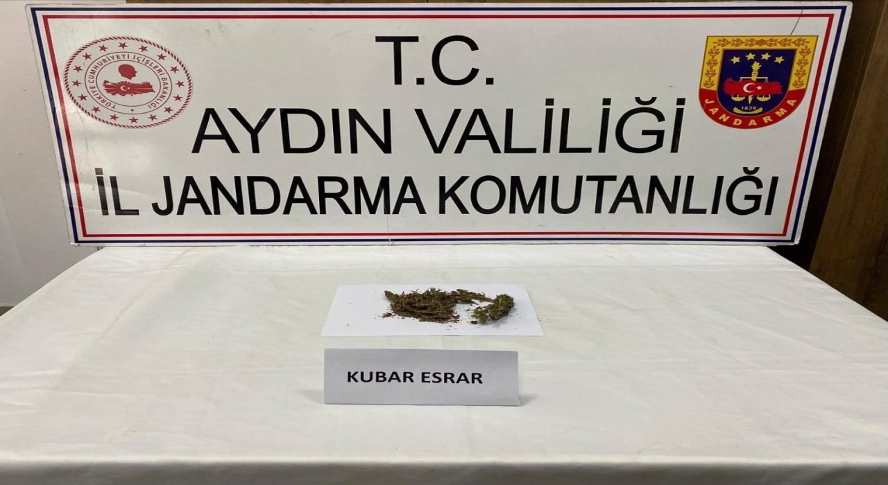 Aydında jandarmadan uyuşturucu operasyonu