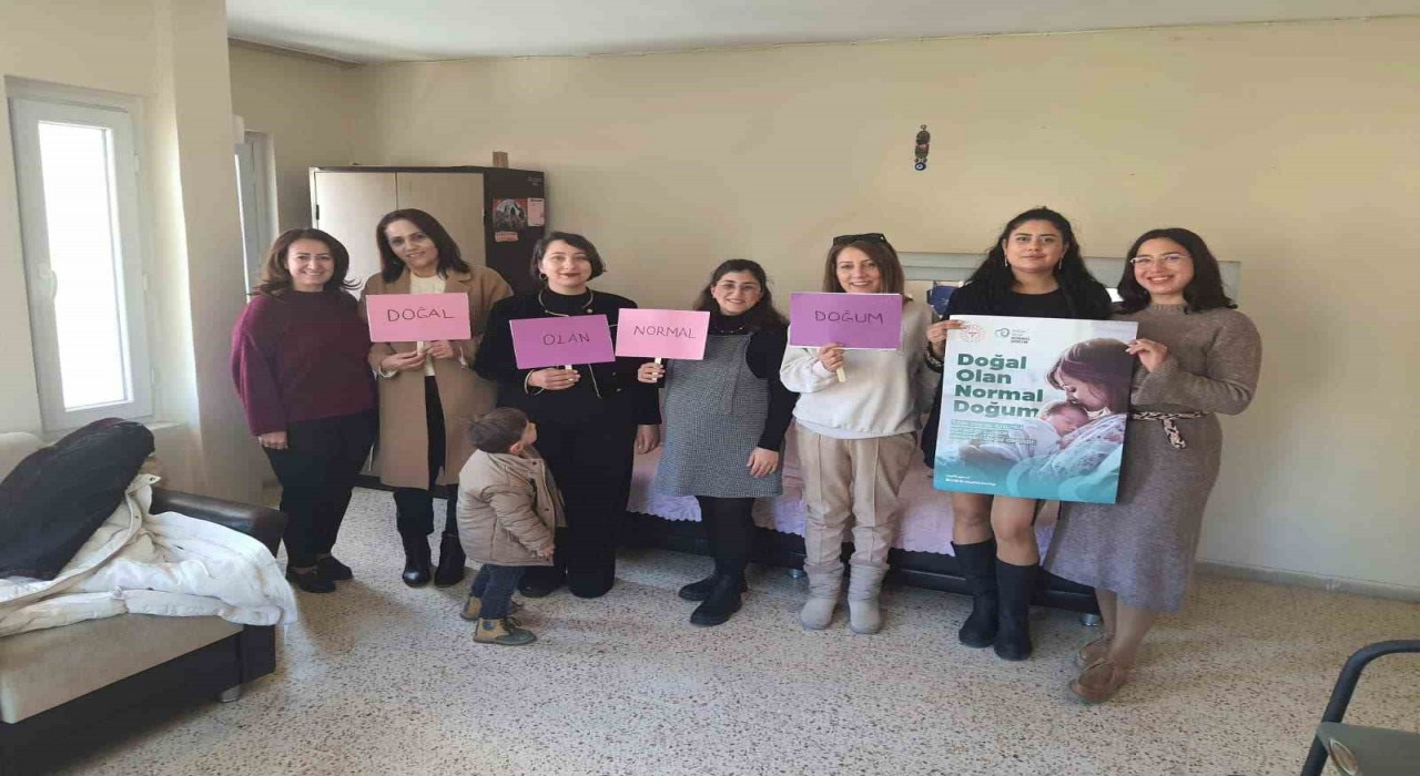 Aydında normal doğumun sağlık için önemine dikkat çekildi