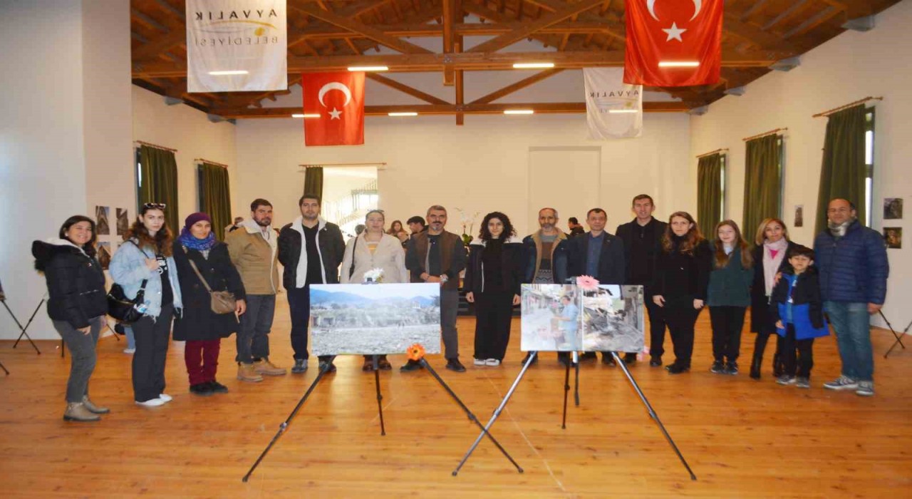 Ayvalıkta Kadim Şehir Antakya sergisi acıları bir kez daha hatırlattı