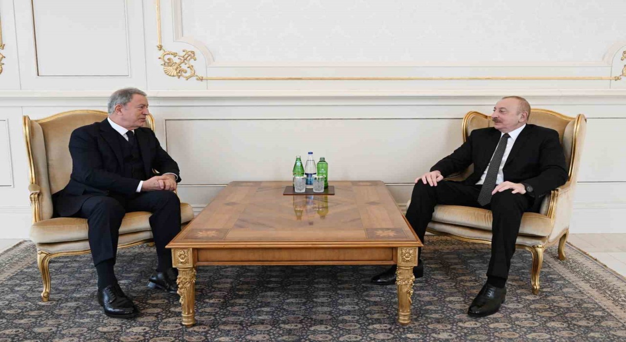 Azerbaycan Cumhurbaşkanı Aliyev, TBMM Milli Savunma Komisyonu Başkanı Akarı kabul etti