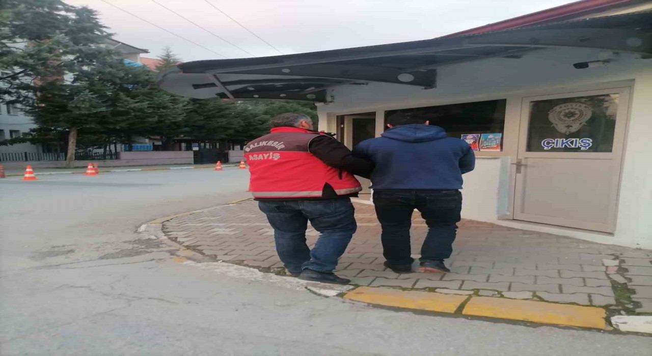 Balıkesirde kaçak hükümlü yakalandı