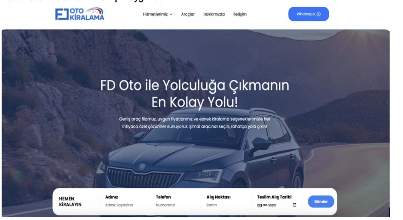 Bartın Oto Kiralama