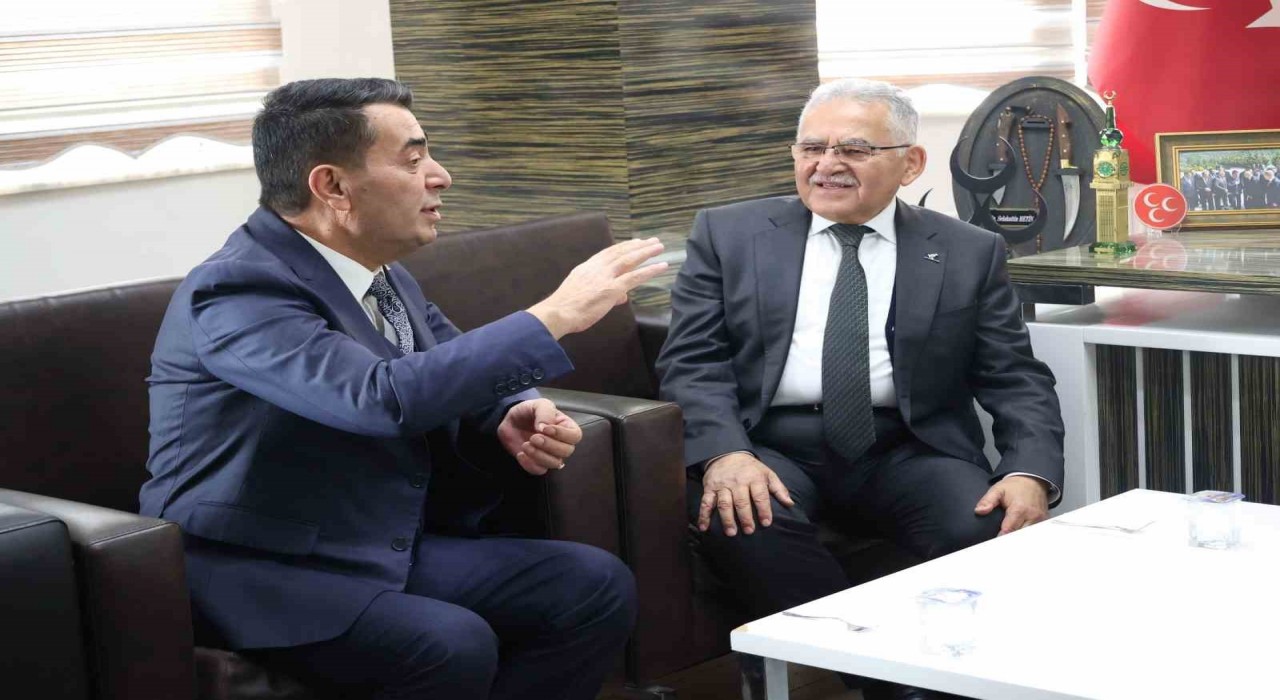 Başkan Büyükkılıçtan Bünyan Belediye Başkanı Metine ziyaret