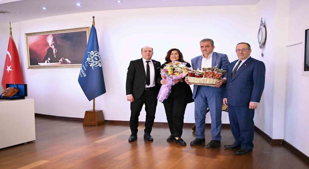 Başkan Çerçioğlu ATB Başkan Yardımcısı Ülgen ve Muhtar Kuruşu ağırladı