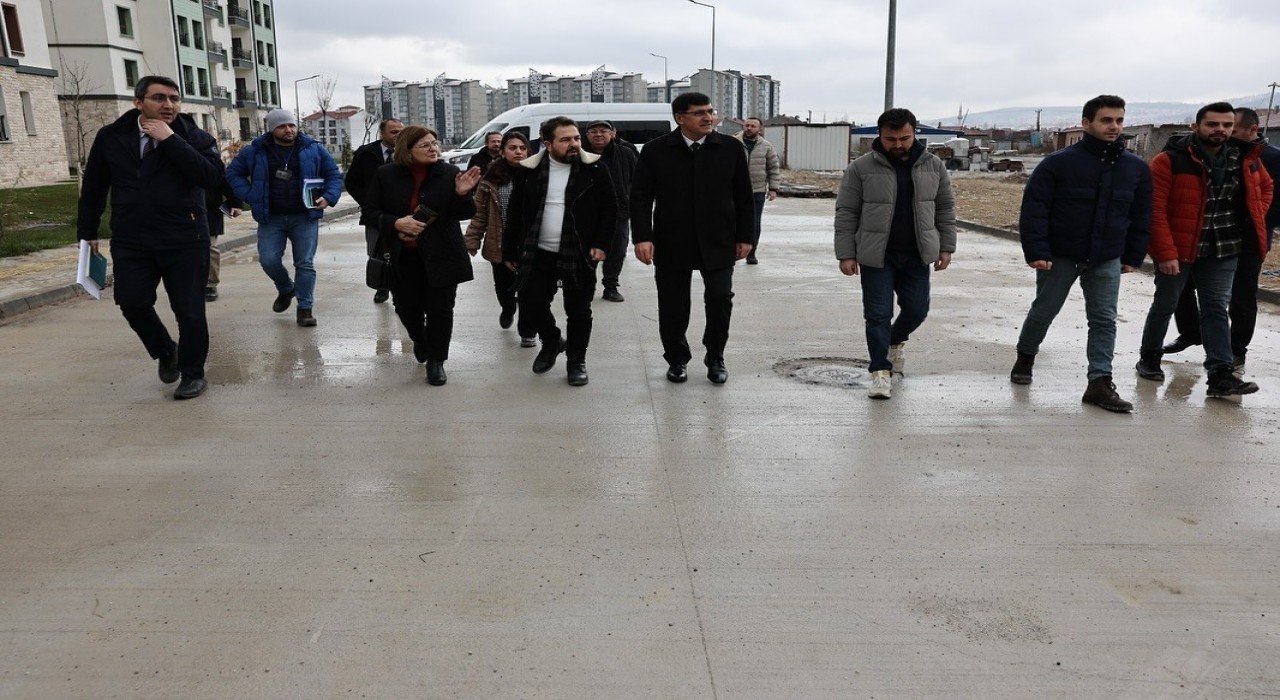 Başkan Eyüp Kahveciden TOKİ Konutlarına yerinde inceleme