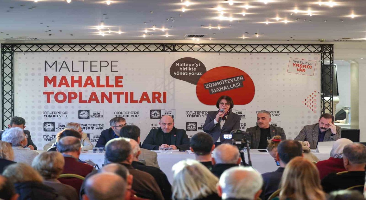 Başkan Köymen, Maltepenin en kalabalık mahallesine konuk oldu