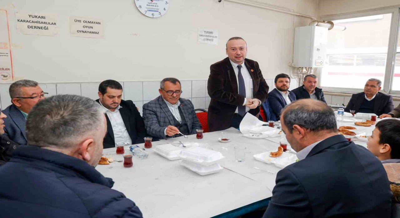Başkan Yalım esnaflarla bir araya geldi