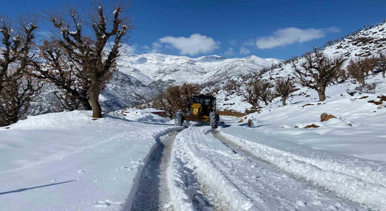 Batmanda kar nedeniyle kapanan 130 yol ulaşıma açıldı