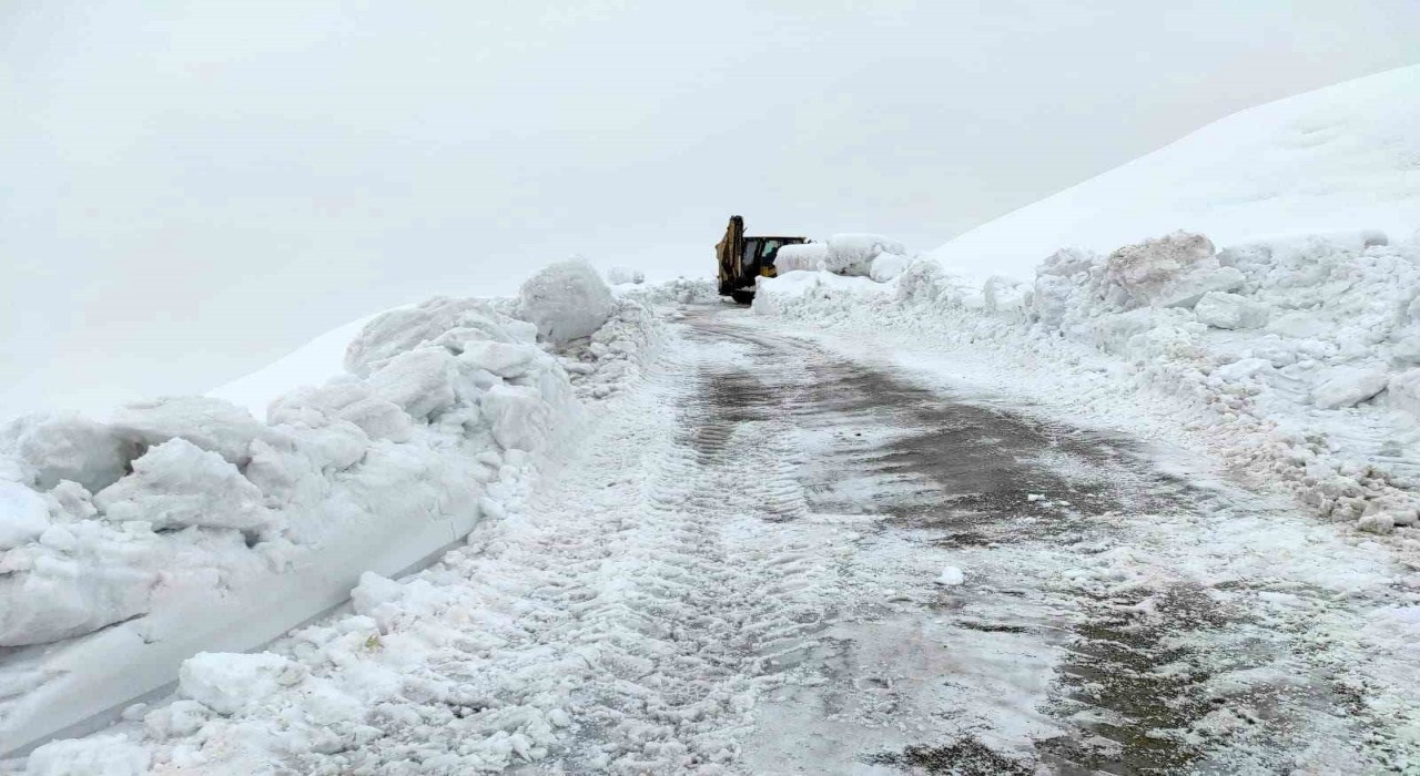 Batmanda karla kaplı köy yolları ulaşıma açıldı