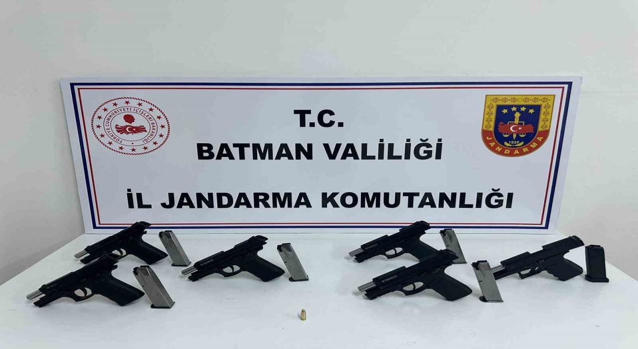 Batmanda silah kaçakçılığına 1 tutuklama