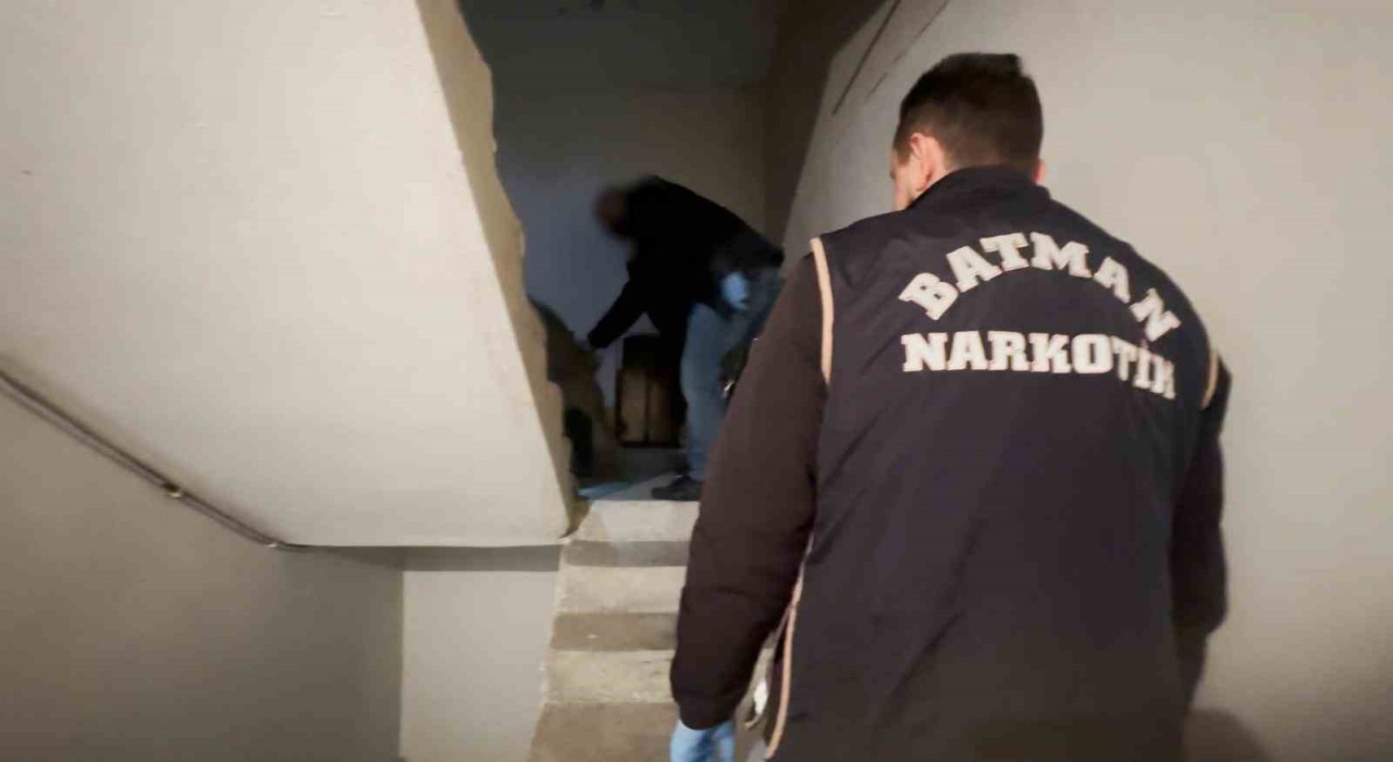 Batmanda uyuşturucu operasyonu: 2 tutuklama