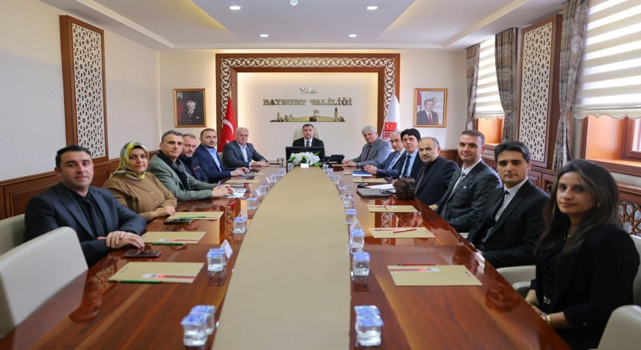 Bayburtta altyapı ve güvenlik toplantısı düzenlendi