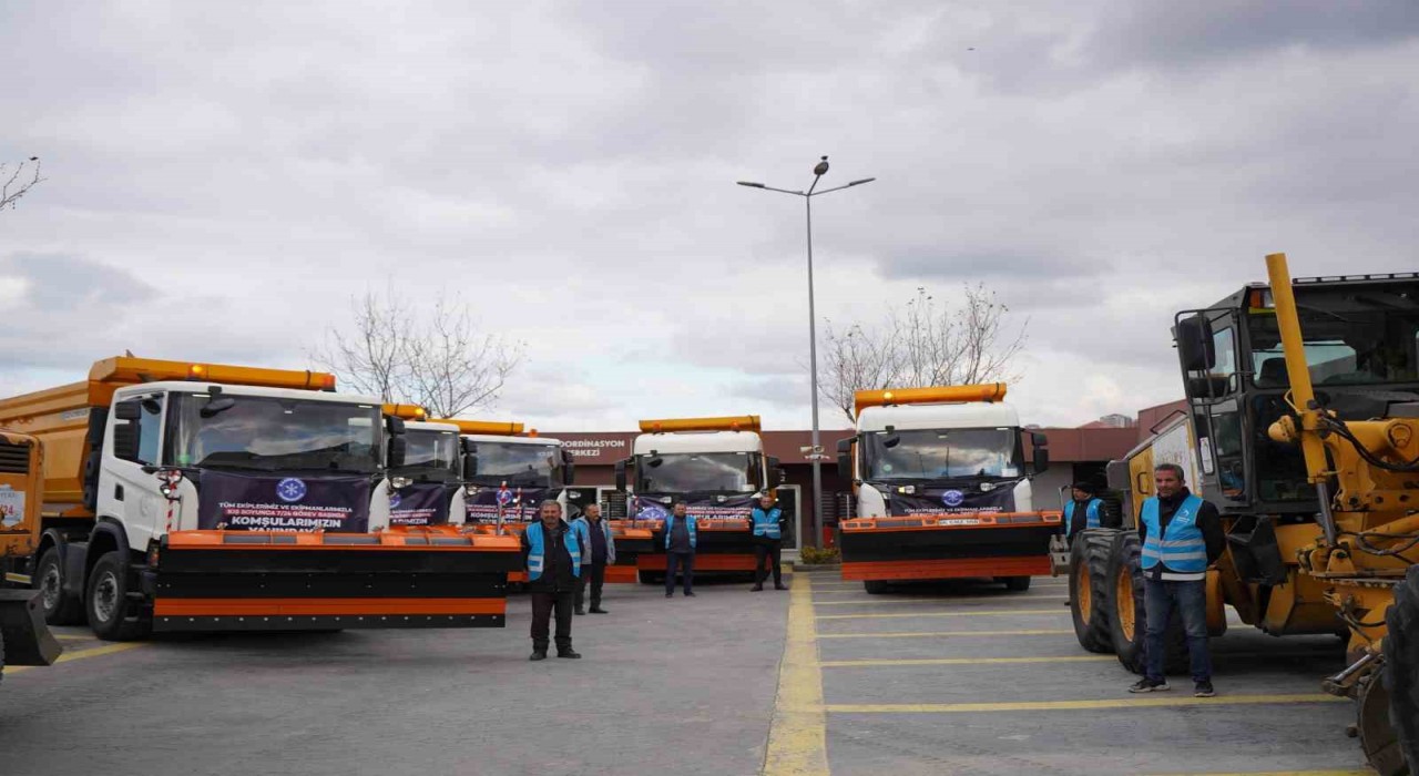 Beylikdüzü Belediyesi 174 araç ve 839 personelle teyakkuzda